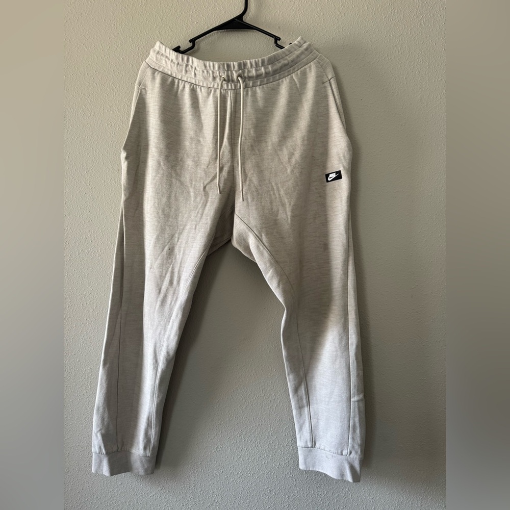 Nike Men's Tan Sweatpants/Joggers - Large